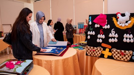 Okul öncesi ve özel gereksinimli bireylerin eğitimi için hazırlanan materyaller sergilendi